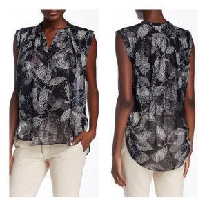 Rebecca Taylor Sonic Garden Silk Blouse